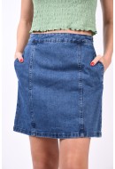 Fusta Noisy May Nmperi Hw Medium Blue Denim